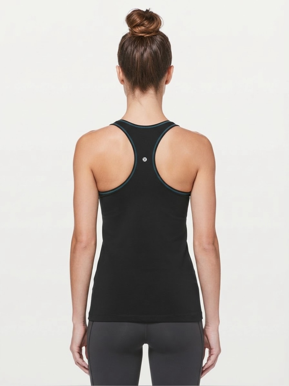 Lululemon Black Cool Racerback Tank Top Size 4
